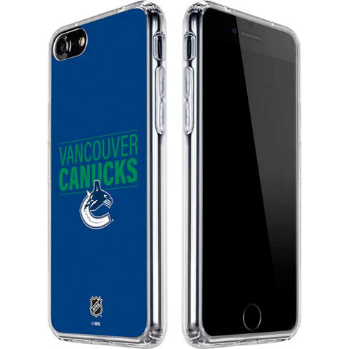 NHL Vancouver Canucks Lineup iPhone SE (2nd & 3rd Gen) Clear Case