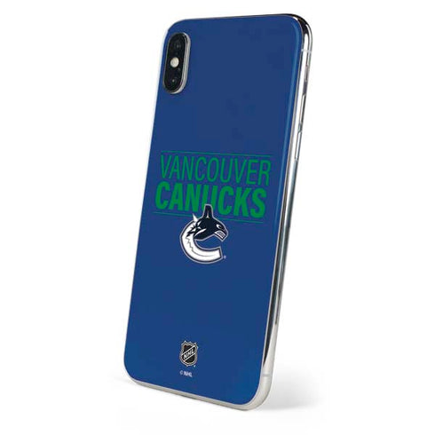 NHL Vancouver Canucks Lineup iPhone XS Max Skin