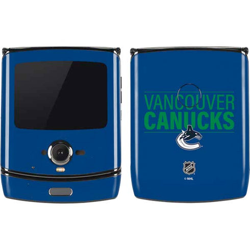 NHL Vancouver Canucks Lineup Motorola RAZR Skin