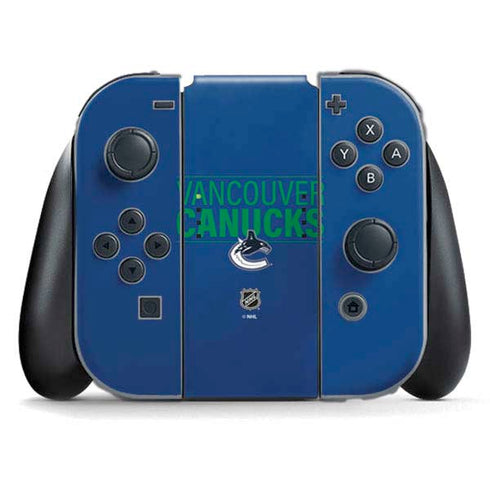 NHL Vancouver Canucks Lineup Nintendo Switch (2017-2021) Joy-Con Controller Skin