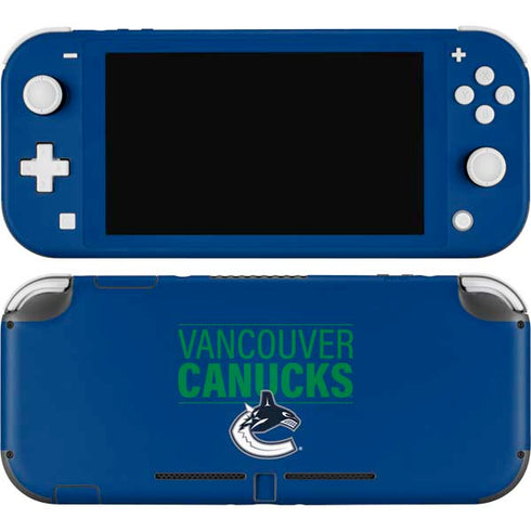 NHL Vancouver Canucks Lineup Nintendo Switch Lite Skin