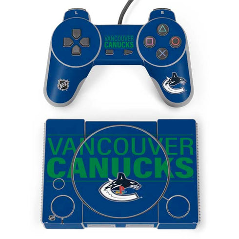 NHL Vancouver Canucks Lineup PlayStation Classic Bundle Skin