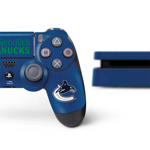 NHL Vancouver Canucks Lineup PS4 Slim Bundle Skin