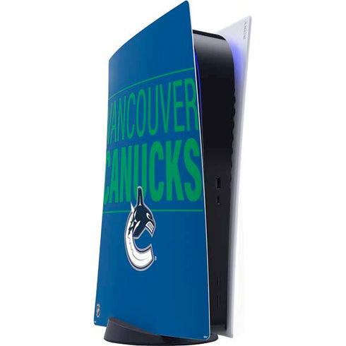 NHL Vancouver Canucks Lineup PS5 Digital Edition Console Skin