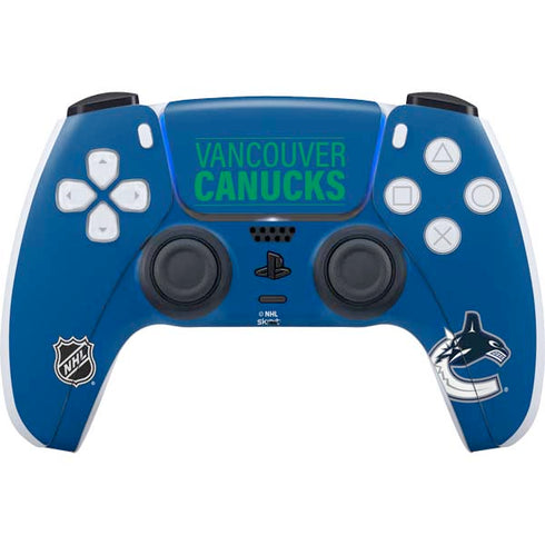 NHL Vancouver Canucks Lineup PS5 Controller Skin