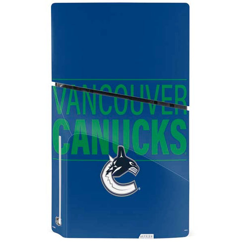 NHL Vancouver Canucks Lineup PS5 Slim Disk Bundle Skin