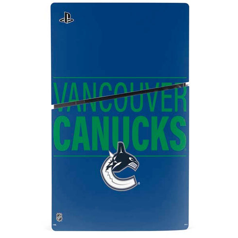 NHL Vancouver Canucks Lineup PS5 Slim Disk Console Skin