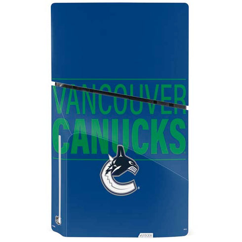 NHL Vancouver Canucks Lineup PS5 Slim Disk Console Skin