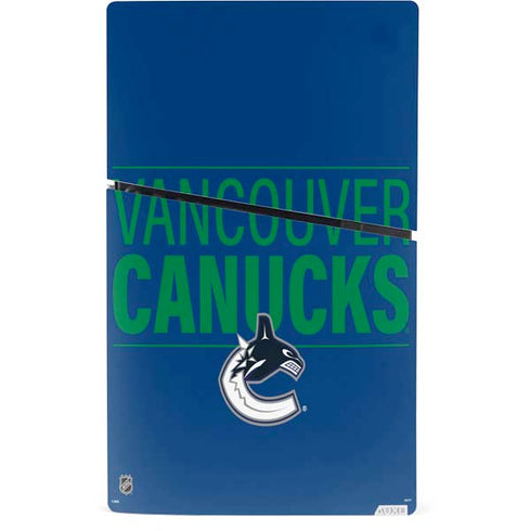 NHL Vancouver Canucks Lineup PS5 Slim Digital Edition Bundle Skin