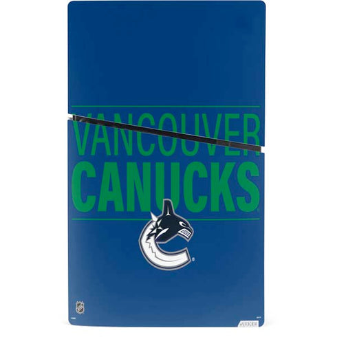 NHL Vancouver Canucks Lineup PS5 Slim Digital Edition Console Skin