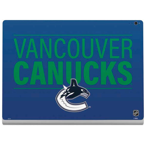 NHL Vancouver Canucks Lineup Surface Book 2 15in Skin