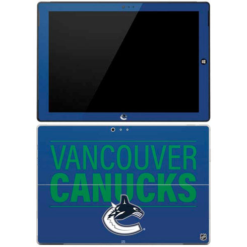 NHL Vancouver Canucks Lineup Surface Pro 3 Skin