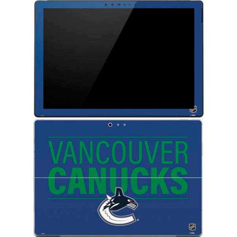 NHL Vancouver Canucks Lineup Surface Pro 4 Skin