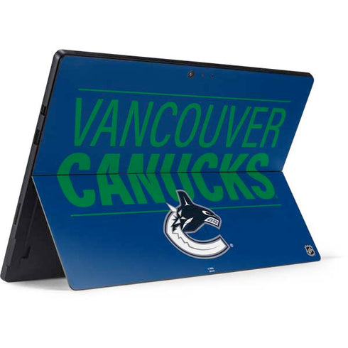NHL Vancouver Canucks Lineup Surface Pro 6 Skin
