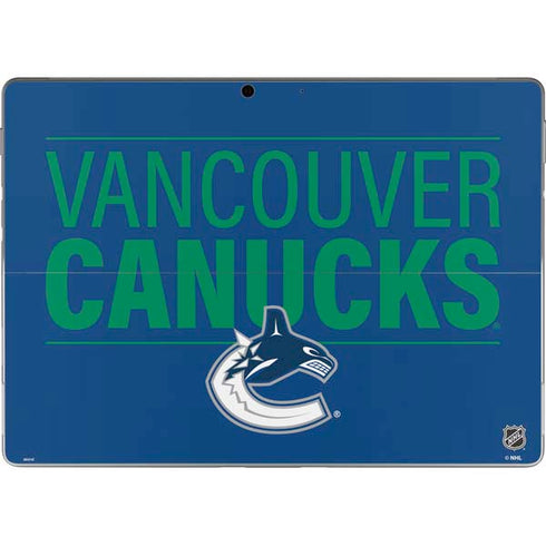 NHL Vancouver Canucks Lineup Surface Pro 9 Skin