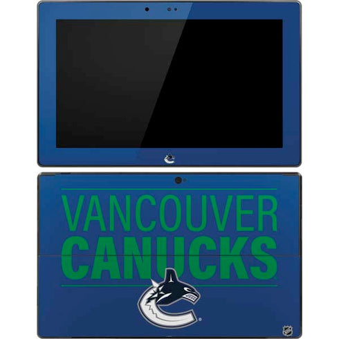 NHL Vancouver Canucks Lineup Surface Pro Tablet Skin