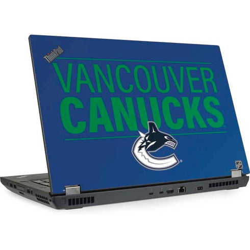 NHL Vancouver Canucks Lineup Lenovo ThinkPad Skin