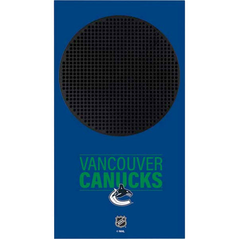 NHL Vancouver Canucks Lineup Xbox Series S Console Skin