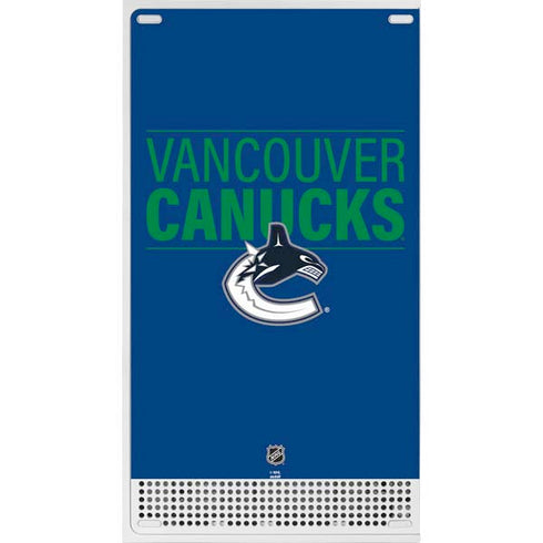 NHL Vancouver Canucks Lineup Xbox Series S Console Skin