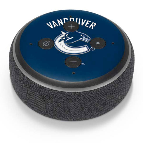 NHL Vancouver Canucks Solid Background Amazon Echo Dot Skin