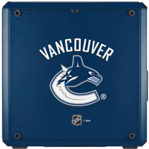 NHL Vancouver Canucks Solid Background Cooler Master MasterBox Q300L Mini Tower Skin