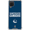 NHL Vancouver Canucks Solid Background Galaxy A12 Clear Case