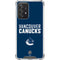 NHL Vancouver Canucks Solid Background Galaxy A52 5G Clear Case