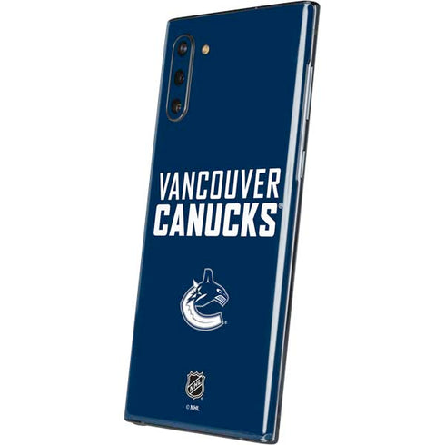 NHL Vancouver Canucks Solid Background Galaxy Note 10 Skin