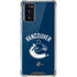 NHL Vancouver Canucks Solid Background Galaxy Note20 5G Clear Case