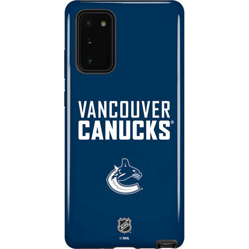 NHL Vancouver Canucks Solid Background Galaxy Note20 5G Pro Case