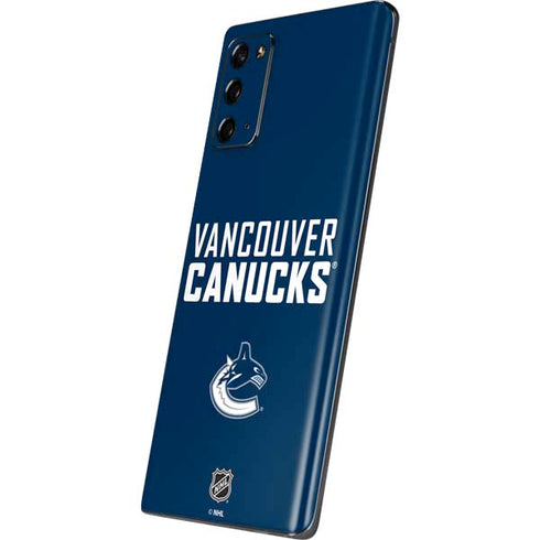 NHL Vancouver Canucks Solid Background Galaxy Note20 5G Skin
