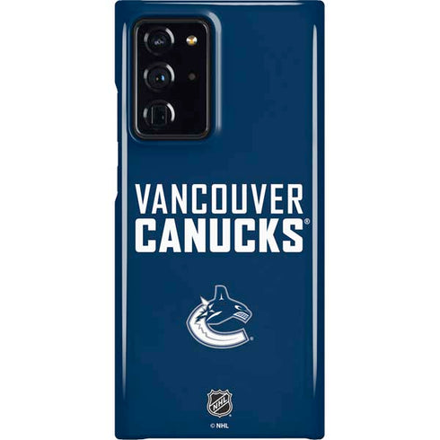 NHL Vancouver Canucks Solid Background Galaxy Note20 Ultra 5G Lite Case