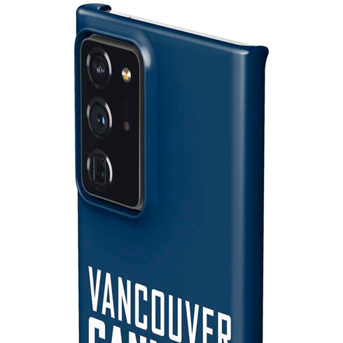 NHL Vancouver Canucks Solid Background Galaxy Note20 Ultra 5G Lite Case