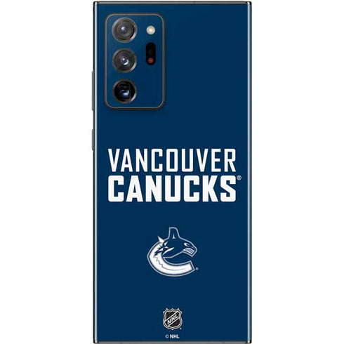 NHL Vancouver Canucks Solid Background Galaxy Note20 Ultra 5G Skin