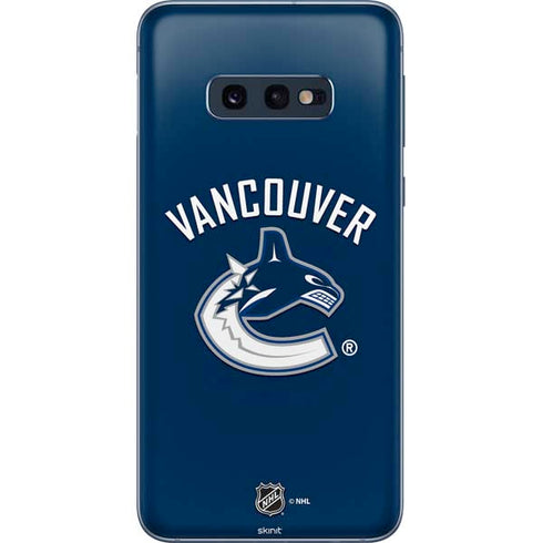 NHL Vancouver Canucks Solid Background Galaxy S10e Skin