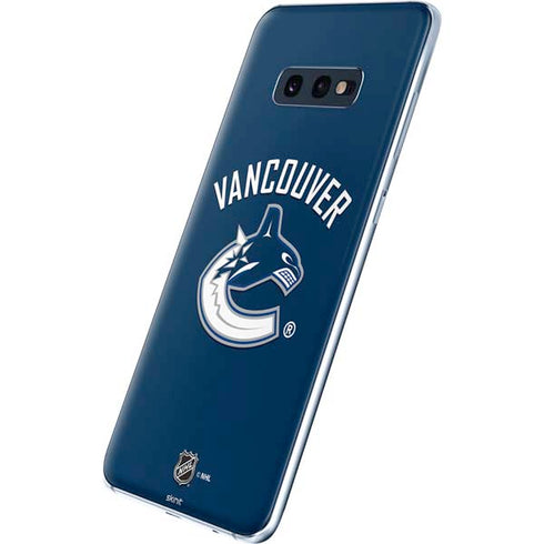 NHL Vancouver Canucks Solid Background Galaxy S10e Skin