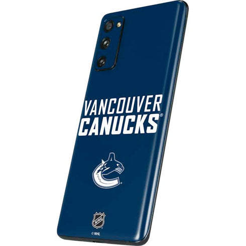 NHL Vancouver Canucks Solid Background Galaxy S20 Fan Edition Skin