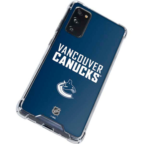 NHL Vancouver Canucks Solid Background Galaxy S20 FE Clear Case