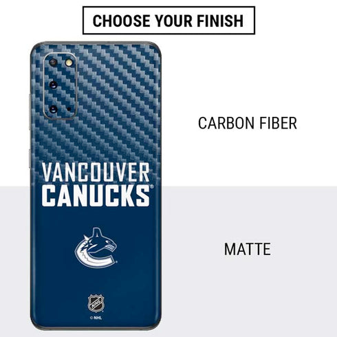 NHL Vancouver Canucks Solid Background Galaxy S20 Skin