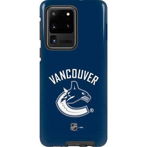 NHL Vancouver Canucks Solid Background Galaxy S20 Ultra 5G Pro Case
