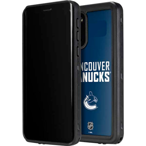 NHL Vancouver Canucks Solid Background Galaxy S20 Waterproof Case