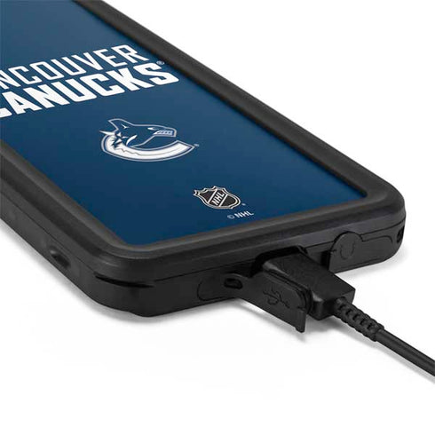 NHL Vancouver Canucks Solid Background Galaxy S20 Waterproof Case