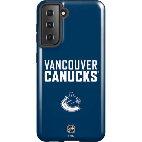 NHL Vancouver Canucks Solid Background Galaxy S21 5G Pro Case