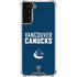 NHL Vancouver Canucks Solid Background Galaxy S21 FE Clear Case