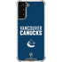 NHL Vancouver Canucks Solid Background Galaxy S21 Plus 5G Clear Case