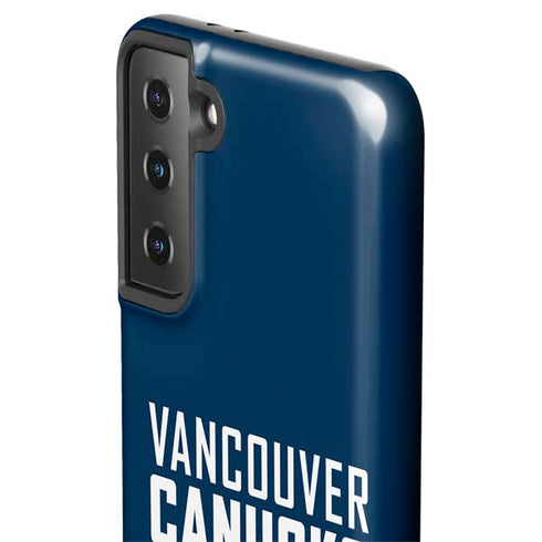 NHL Vancouver Canucks Solid Background Galaxy S21 Plus 5G Pro Case