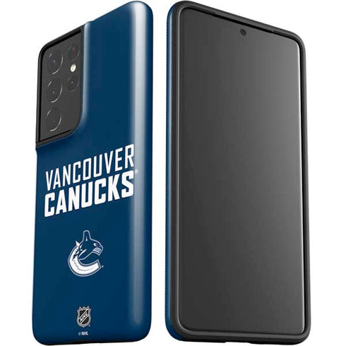 NHL Vancouver Canucks Solid Background Galaxy S21 Ultra 5G Pro Case