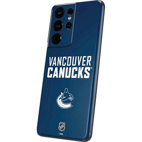 NHL Vancouver Canucks Solid Background Galaxy S21 Ultra 5G Skin