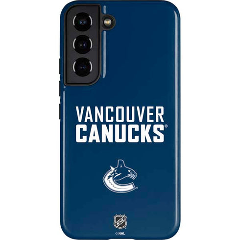 NHL Vancouver Canucks Solid Background Galaxy S22 Pro Case