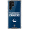 NHL Vancouver Canucks Solid Background Galaxy S22 Ultra Clear Case